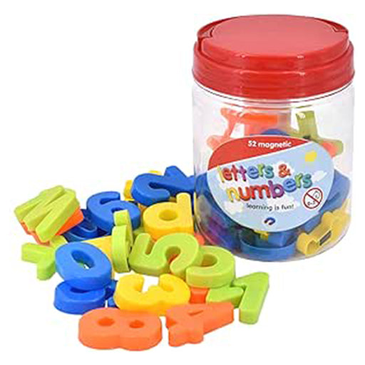 KandyToys 52 Piece Magnetic Numbers & Letters - Perfect for Educational Toys Fridge Magnets Spelling and Maths