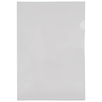 50 x A4 Clear Plastic Open Top & Side Report File Project Presentation Covers Cut Flush